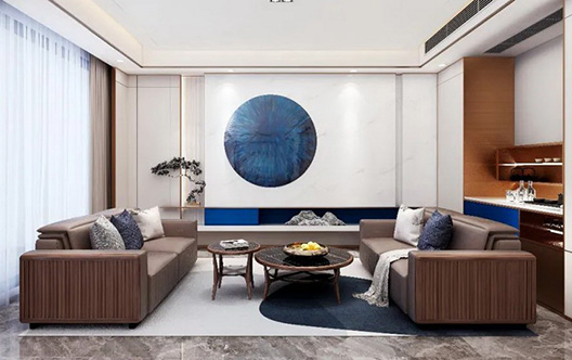 200㎡现代东方风，中国色惊艳所有业主