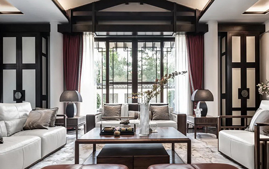 东方庭院与现代家具的时光对话