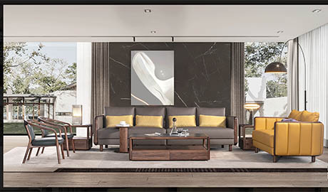 350㎡清新飘逸的庭院别墅