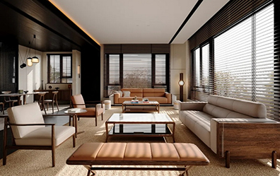 当代东方语境下的材质叙事与光住宅空间设计