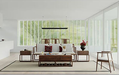 厚朴案例|一镜到底的空间通透感