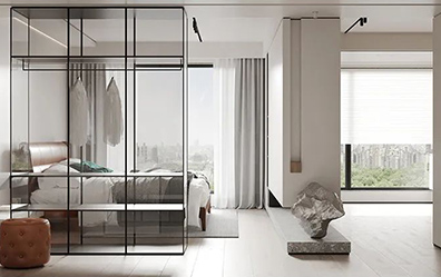 现代极简，空间感松弛有度