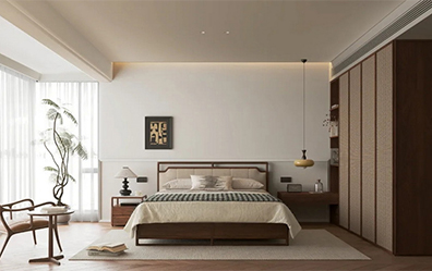 木石肌理与现代线条：低饱和里的美学居所